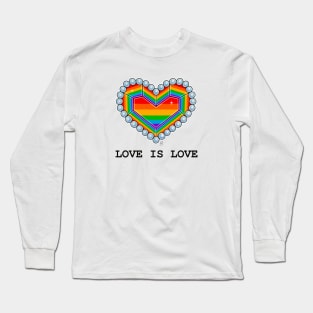 Love is Love LGBTQ Rainbow Pride Long Sleeve T-Shirt